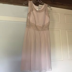 Beautiful champagne & rose color dress
